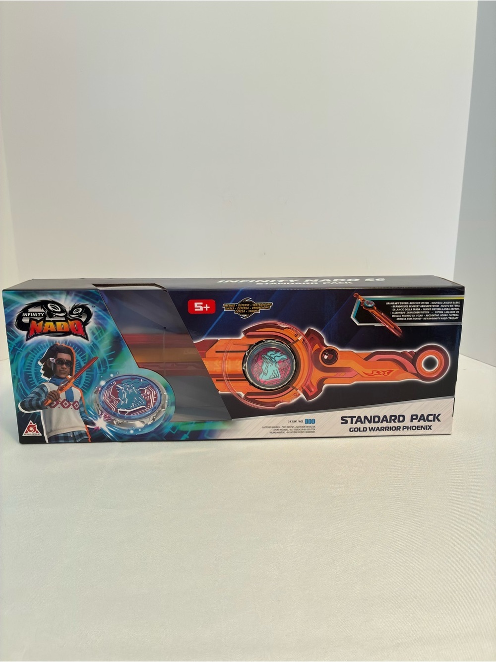 Infinity Nado Standard Pack Gold Warrior Phoenix Toy New In Box